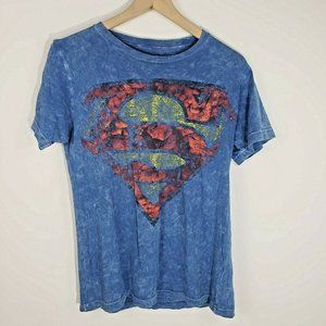 Superman The Comics Women's Sz S Graphic TShirt